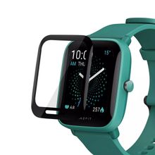 Microsonic Amazfit Bip U Tam Kaplayan Siyah Nano Cam Ekran Koruyucu