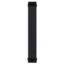 Microsonic Amazfit GTR 2 Sport 47 mm Large 165 mm Braided Solo Loop Band Siyah Kordon