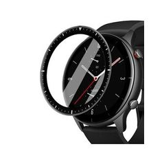 Microsonic Amazfit GTR 2e 47mm Tam Kaplayan Nano Cam Siyah Ekran Koruyucu