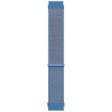 Microsonic Amazfit GTS 2 Uyumlu 42 mm Hasırlı Woven Sport Loop Mavi Kordon