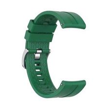 Microsonic Amazfit GTS 3 Silicone Rapid Bands Koyu Yeşil Kordon