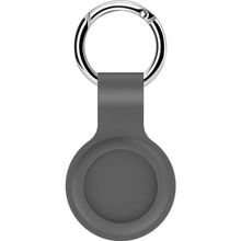 Microsonic Apple Air Tag Liquid Silicone Protective Case Gri Kılıf