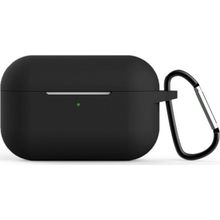 Microsonic Apple AirPods Pro Askılı Mat Silikon Siyah Kılıf