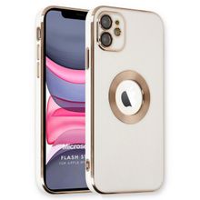 Microsonic Apple iPhone 11 Flash Stamp Beyaz Cep Telefonu Kılıfı