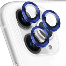 Microsonic Apple iPhone 11 Pro Max Tekli Lacivert Kamera Lens Koruma Camı