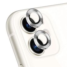 Microsonic Apple iPhone 11 Tekli Gümüş Kamera Lens Koruma Camı