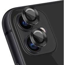 Microsonic Apple iPhone 11 Tekli Siyah Kamera Lens Koruma Camı