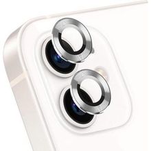 Microsonic Apple iPhone 12 Gümüş Tekli Kamera Lens Koruma Camı
