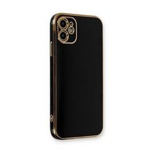 Microsonic Apple iPhone 12 Olive Plated Siyah Kılıf