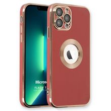 Microsonic Apple iPhone 12 Pro Flash Stamp Kırmızı Cep Telefonu Kılıfı