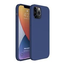 Microsonic Apple iPhone 12 Pro Groovy Soft Lacivert Cep Telefonu Kılıfı
