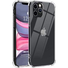 Microsonic Apple iPhone 12 Pro Shock Absorbing Şeffaf Cep Telefonu Kılıfı