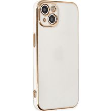Microsonic Apple iPhone 13 Olive Plated Beyaz Kılıf