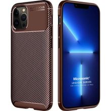 Microsonic Apple iPhone 13 Pro Legion Series Kahverengi Cep Telefonu Kılıfı