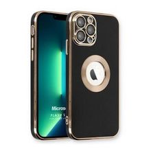 Microsonic Apple iPhone 13 Pro Max Flash Stamp Siyah Cep Telefonu Kılıfı
