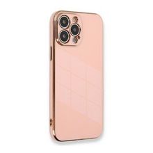 Microsonic Apple iPhone 13 Pro Olive Plated Pembe Cep Telefonu Kılıfı