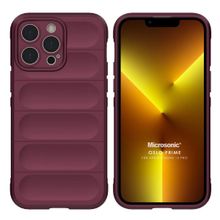 Microsonic Apple iPhone 13 Pro Oslo Prime Bordo Cep Telefonu Kılıfı