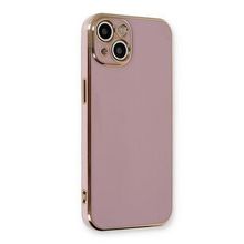 Microsonic Apple iPhone 14 Olive Plated Lila Cep Telefonu Kılıfı