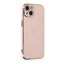 Microsonic Apple iPhone 14 Olive Plated Pembe Cep Telefonu Kılıfı