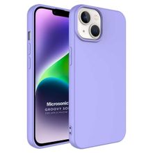 Microsonic Apple iPhone 14 Plus Groovy Soft Lila Cep Telefonu Kılıfı