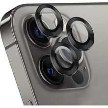 Microsonic Apple iPhone 14 Pro Max Tekli Siyah Kamera Lens Koruma Camı