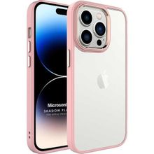 Microsonic Apple iPhone 14 Pro Shadow Planet Açık Pembe Cep Telefonu Kılıfı