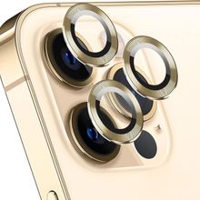Microsonic Apple iPhone 14 Pro Tekli Gold Kamera Lens Koruma Camı