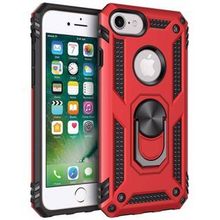 Microsonic Apple iPhone 6 Plus Military Ring Holder Kırmızı Kılıf
