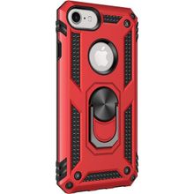 Microsonic Apple iPhone 6s Military Ring Holder Kırmızı Kılıf