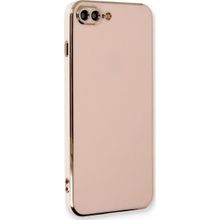 Microsonic Apple iPhone 7 Plus Olive Plated Pembe Cep Telefonu Kılıfı