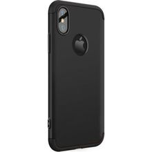 Microsonic Apple iPhone X Siyah Double Dip 360 Protective Kılıf