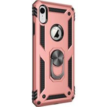 Microsonic Apple iPhone Xr Military Ring Holder Gold Kılıf