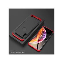 Microsonic Apple iPhone Xs Max Siyah Double Dip 360 Protective Kılıf