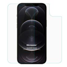 Microsonic Apple Uyumlu iPhone 12 Pro Max Ön + Arka Nano Cam Ekran Koruyucu
