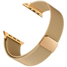 Microsonic Apple Watch 4 44 mm Luxe Metal Twist Gold Uyumlu Kordon