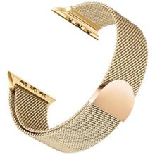 Microsonic Apple Watch 5 40 mm Luxe Metal Twist Gold Uyumlu Kordon