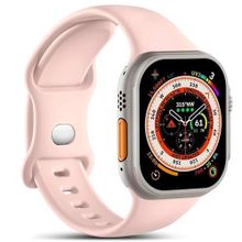 Microsonic Apple Watch SE 2022 40 mm Active Flex Wristband Rose Gold Uyumlu Kordon