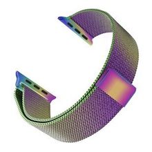 Microsonic Apple Watch SE 2022 40 mm Milanese Loop Iridescent Kordon