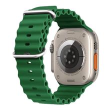 Microsonic Apple Watch SE 2022 40 mm Ocean Band Yeşil Kordon