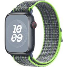 Microsonic Apple Watch SE 2022 40 mm Terra Sport Loop Yeşil Kordon