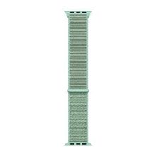 Microsonic Apple Watch SE 2022 40 mm Woven Sport Loop Yeşil Hasırlı Kordon