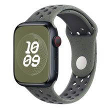 Microsonic Apple Watch SE 2022 44 mm Flame Sport Band Yeşil Kordon