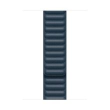 Microsonic Apple Watch SE 2022 44 mm Leather Link Band Lacivert Kordon
