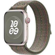 Microsonic Apple Watch SE 2022 44 mm Terra Sport Loop Koyu Yeşil Kordon
