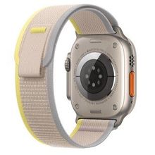 Microsonic Apple Watch SE 2022 Trail Loop Bej 44 mm Kordon