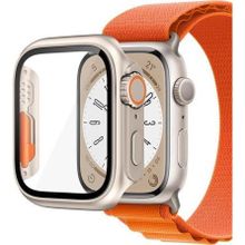 Microsonic Apple Watch SE 44 mm Apple Watch Ultra Dönüştürücü Ekran Koruyucu Kasa Yıldız Işığı Kılıf