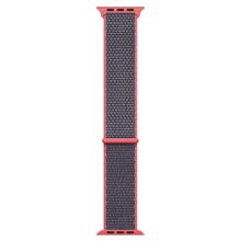 Microsonic Apple Watch Series 1 38 mm Woven Sport Loop Electric Pink Hasırlı Kordon