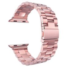 Microsonic Apple Watch Series 1 Rose Gold 42 mm Metal Stainless Steel Kordon