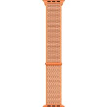 Microsonic Apple Watch Series 2 38 mm Hasırlı Woven Sport Loop Spicy Orange Kordon