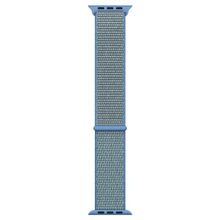 Microsonic Apple Watch Series 2 38 mm Hasırlı Woven Sport Loop Tahoe Blue Kordon
